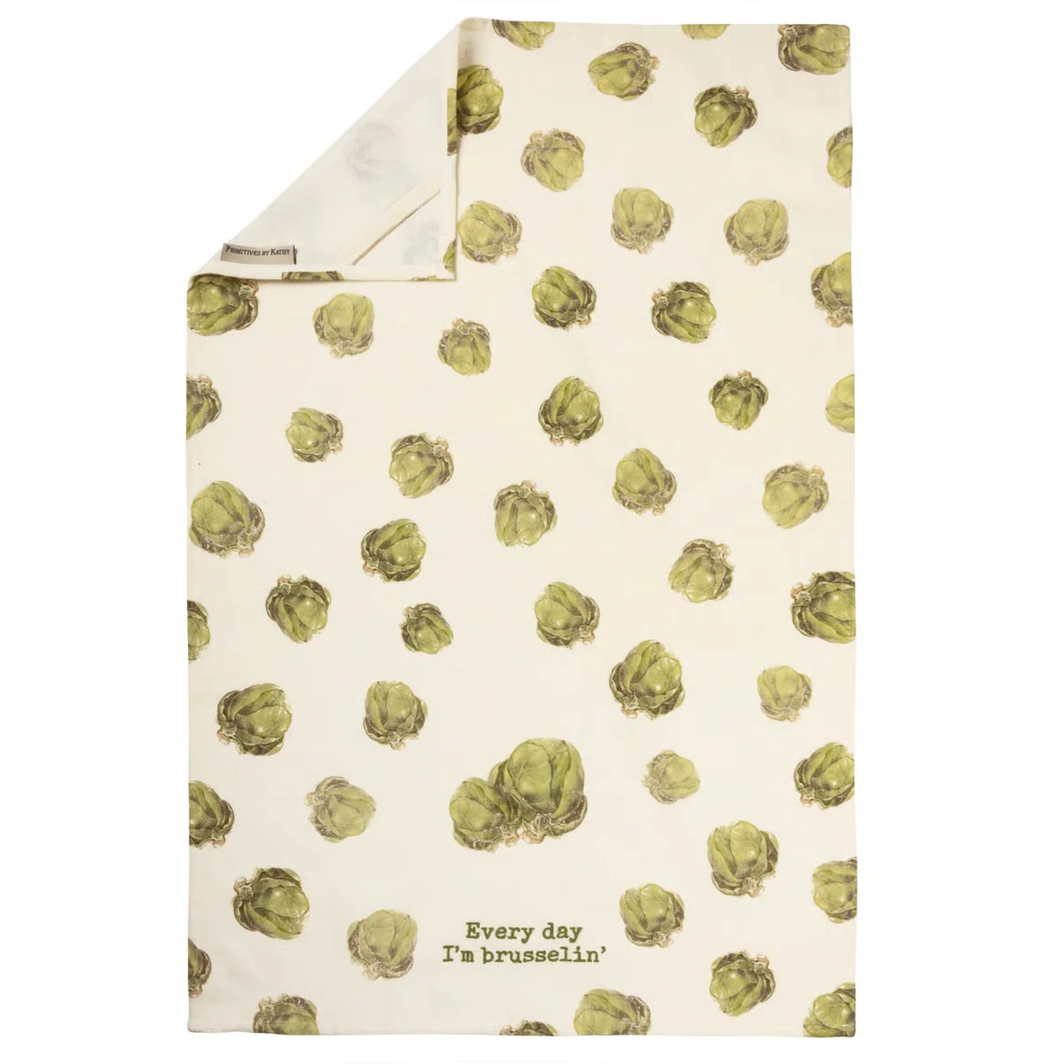 Every Day I'm Brusselin' Punny Kitchen Towel - Image 5