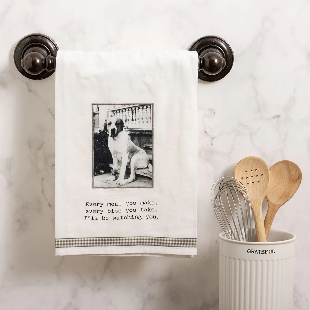Every Meal You Make I'll Be Watching You Kitchen Towel - Image 2