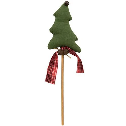 Fabric Christmas Tree 14" Decorative Pick