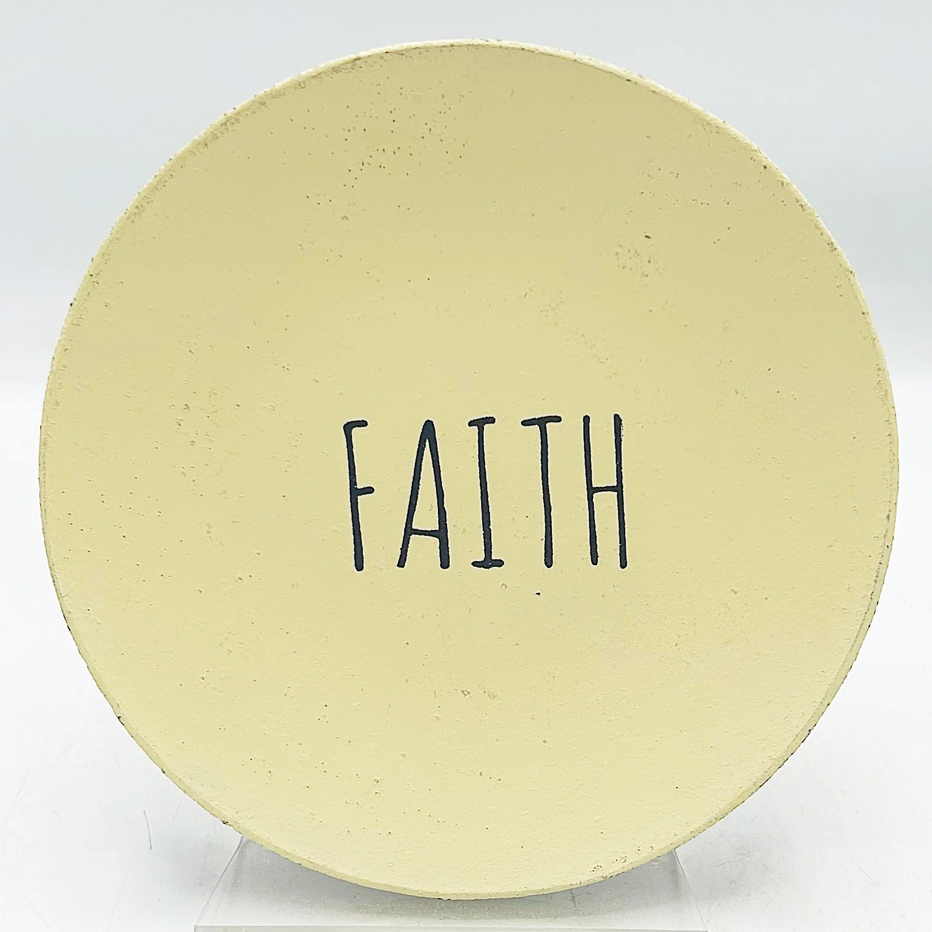 Faith Farmhouse 6.25" D Decorative Plate