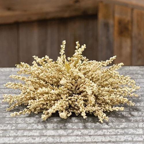 Fall Heather Cream Faux Half Sphere - Image 2