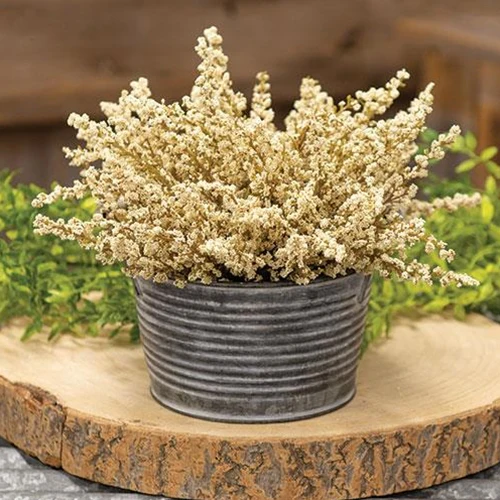 Fall Heather Cream Faux Half Sphere - Image 3