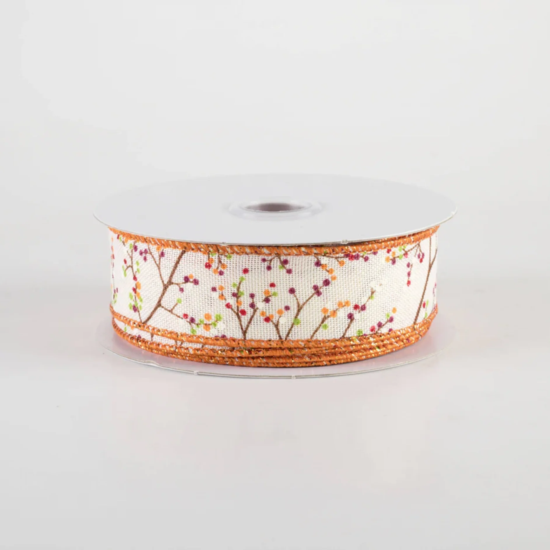 Fall Mini Berry Branch 7/8" x 10 yards Ribbon - Image 2