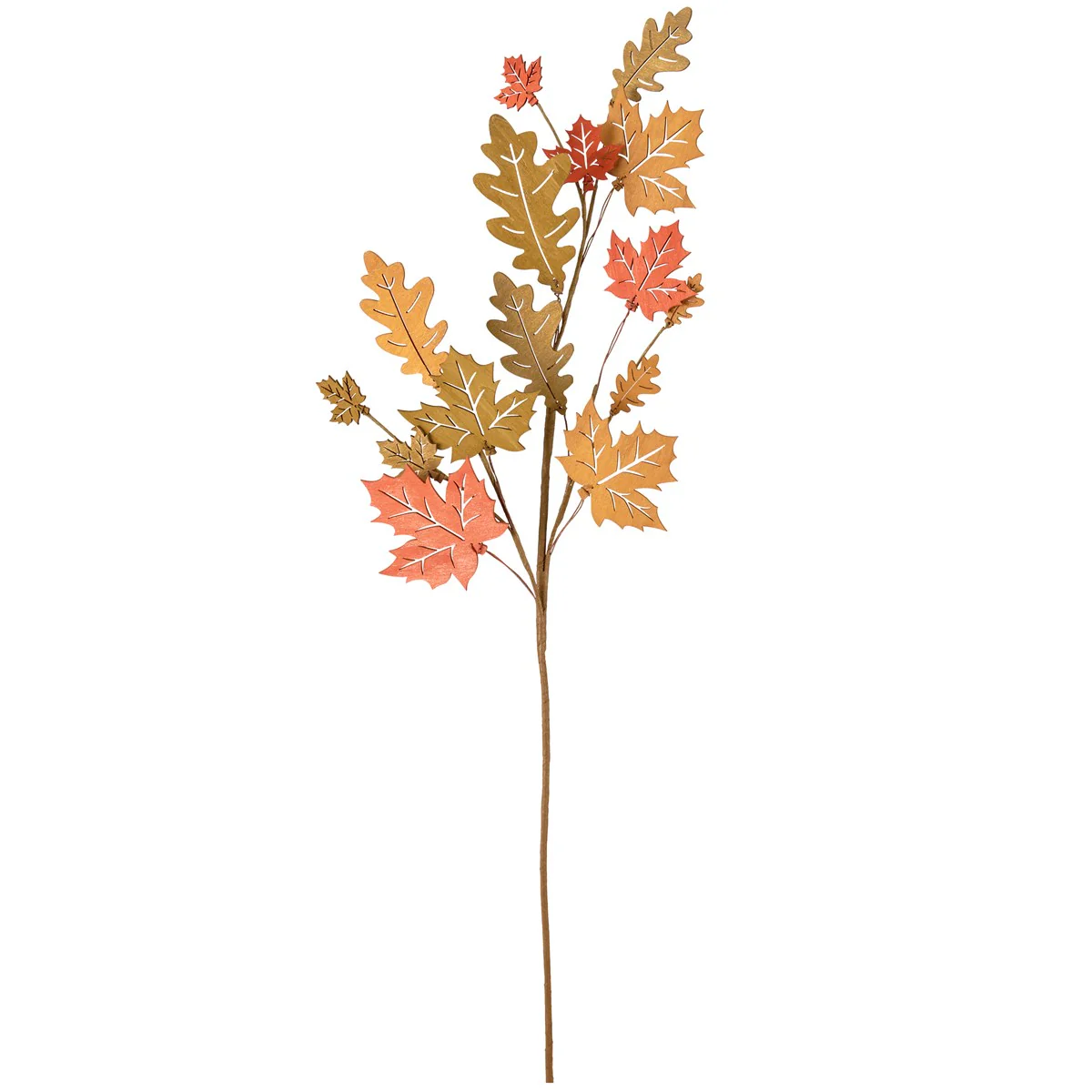 Fall Oak And Maple 30" Faux Foliage Pick - Image 2