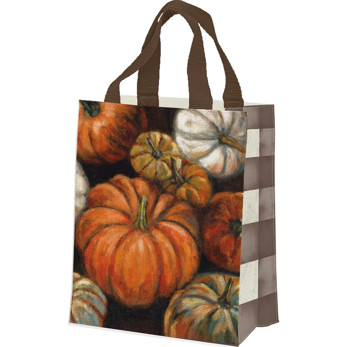 ๐ Fall Pumpkins Daily Market Tote Bag
