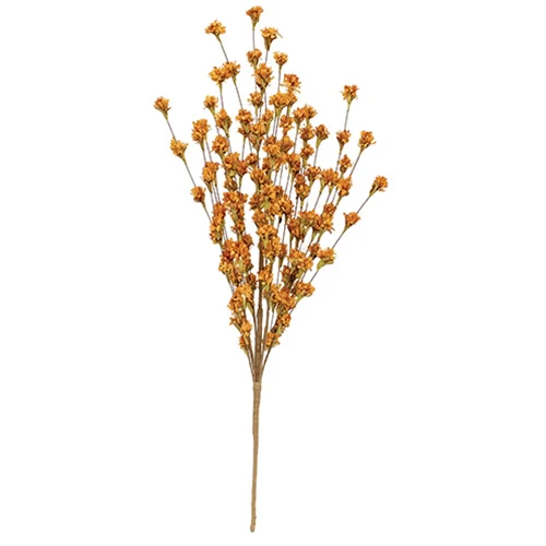 💙 Fall Rust Blossoms 24" Faux Floral Spray - Image 2