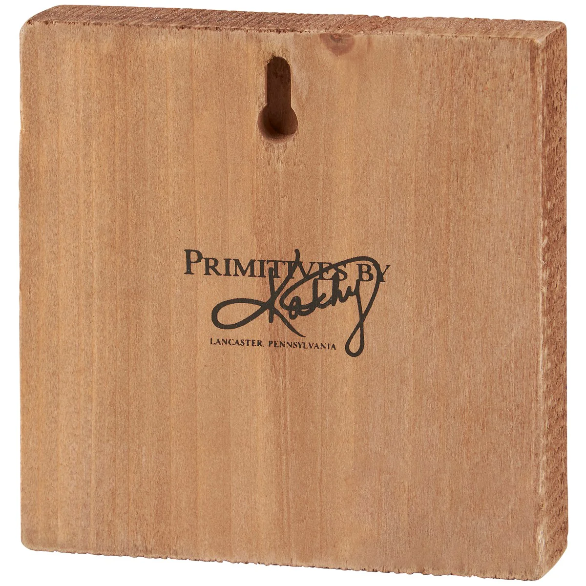 Fall Sheep 5" Small Wooden Block Sign - Image 3