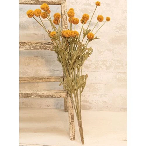 Fall Wind Dancer Mustard 23" Faux Bush
