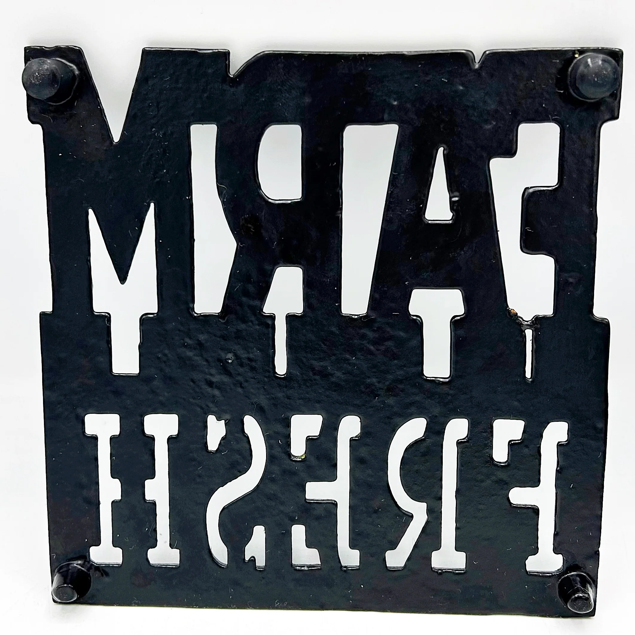 💙 Farm Fresh Trivet Black Metal - Image 5