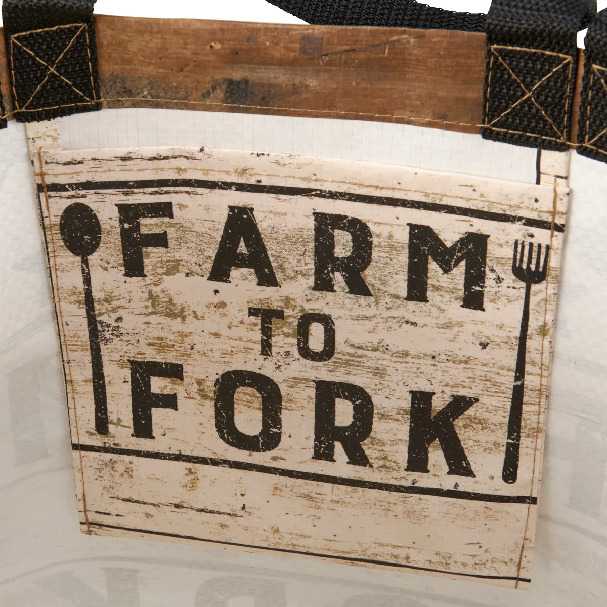 Farm To Fork Reuseable Market Tote - Image 3