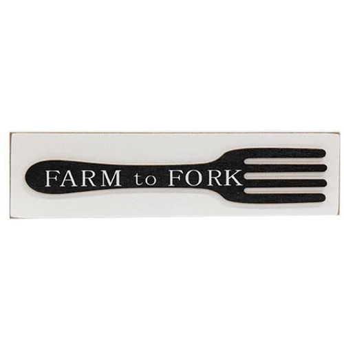 Farm to Fork Small 9.75" Wooden Block