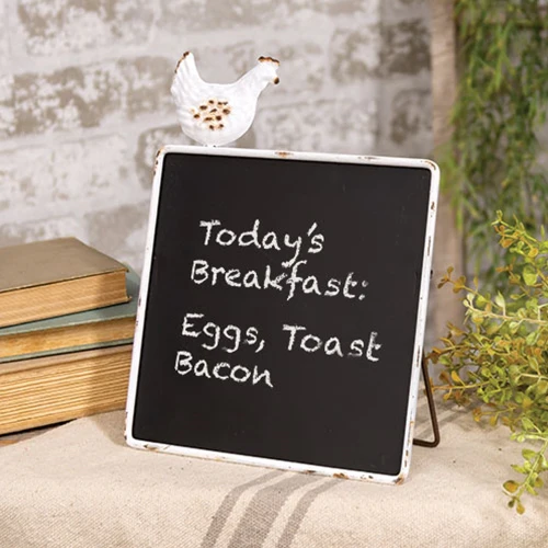 Farmhouse Chicken Chalkboard Easel