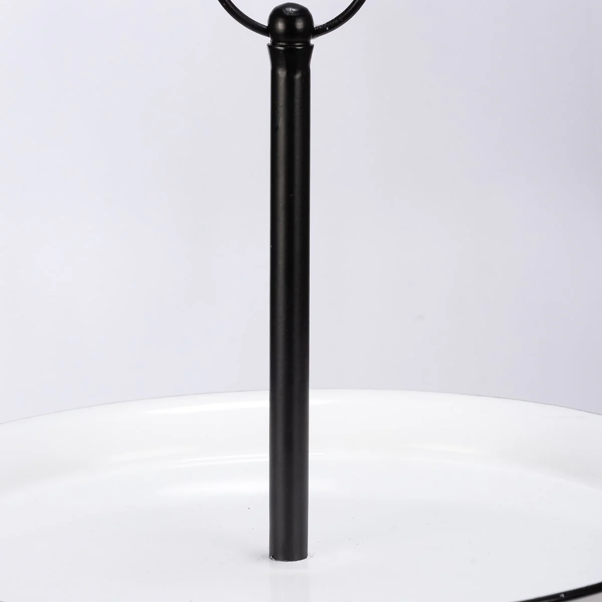 Farmhouse Distressed Single Tier Pedestal Tray - Image 3