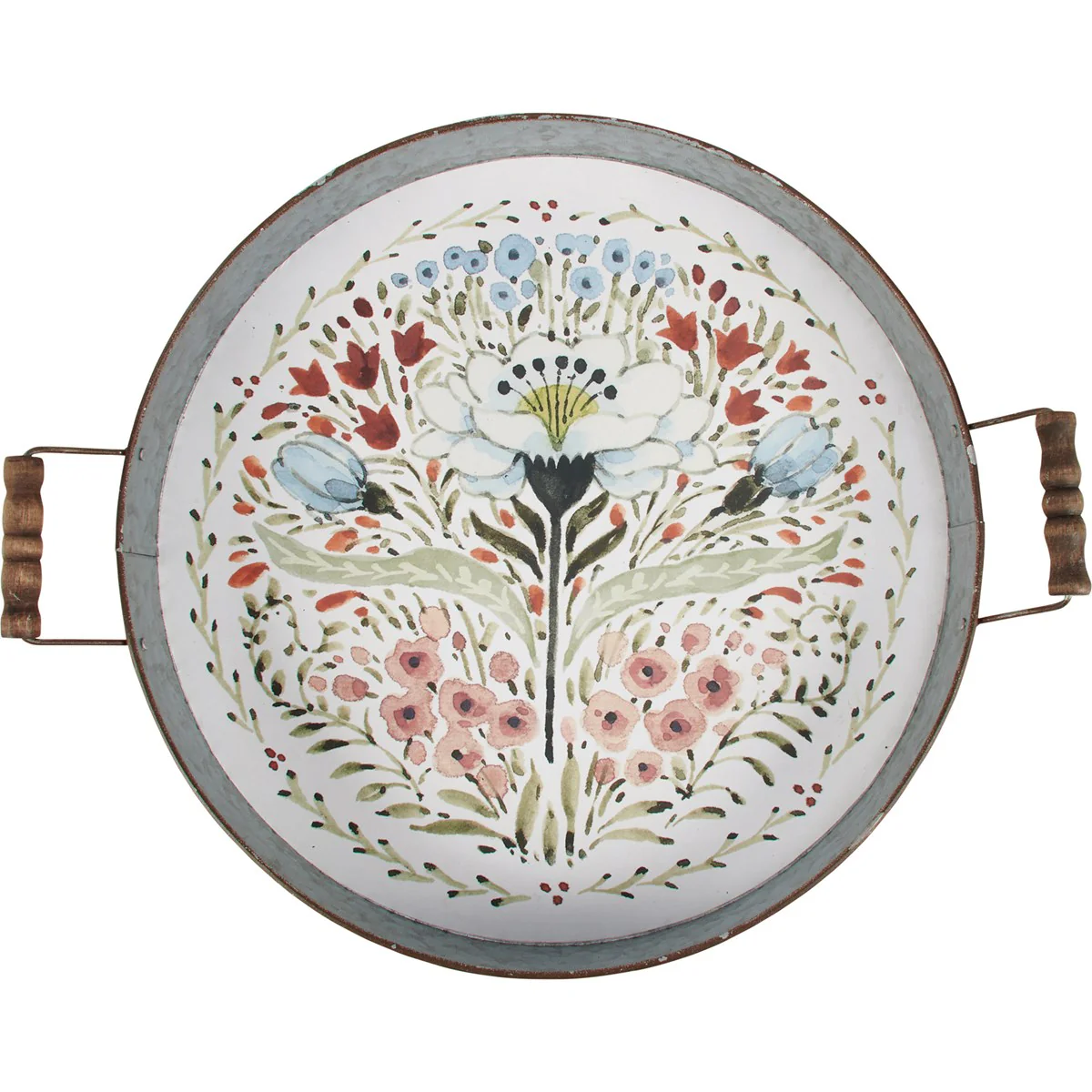 ๐ Farmhouse Floral Handled Tray - Image 3