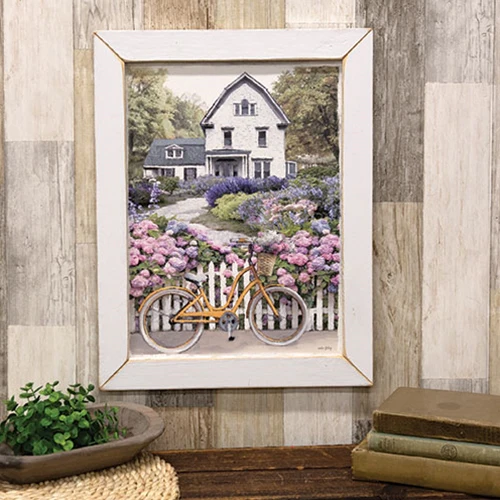 Farmhouse Flower Garden Framed Print - Image 2