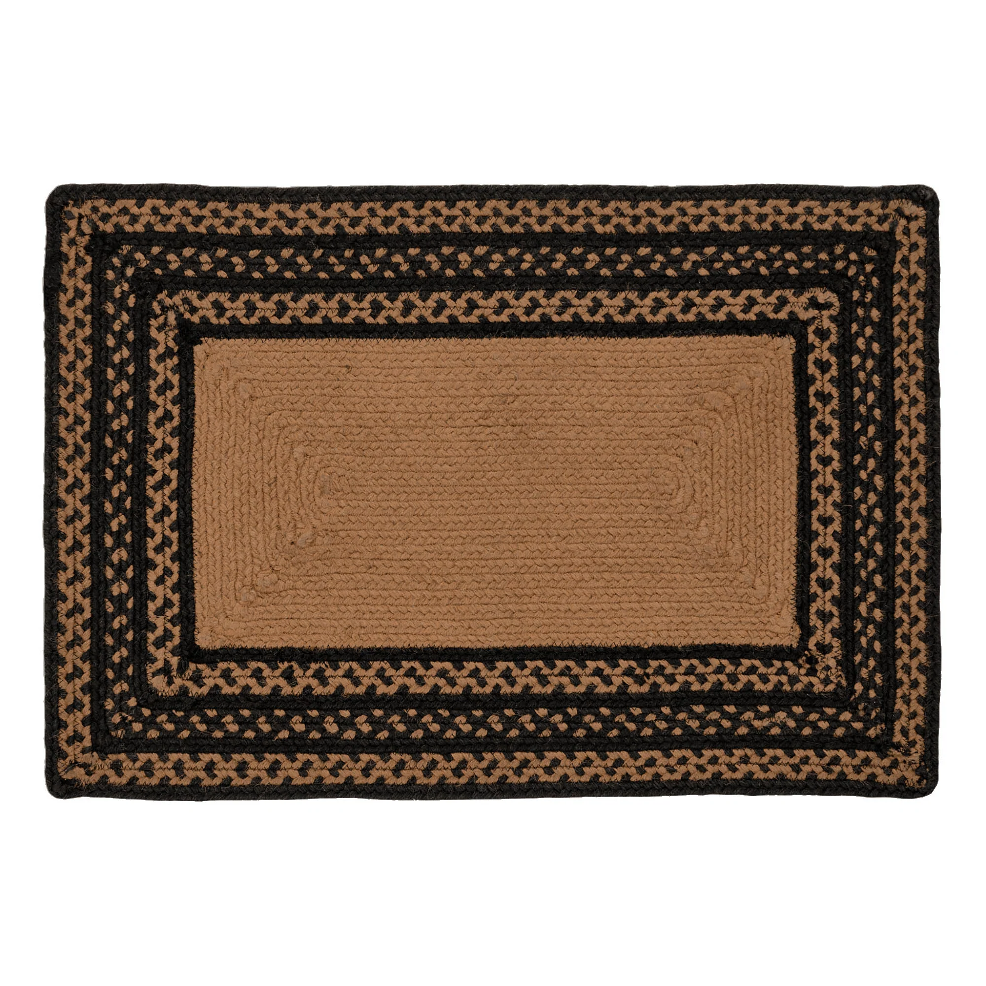 Farmhouse Jute Stencil Stars Rectangular Rug 20" x 30" - Image 3