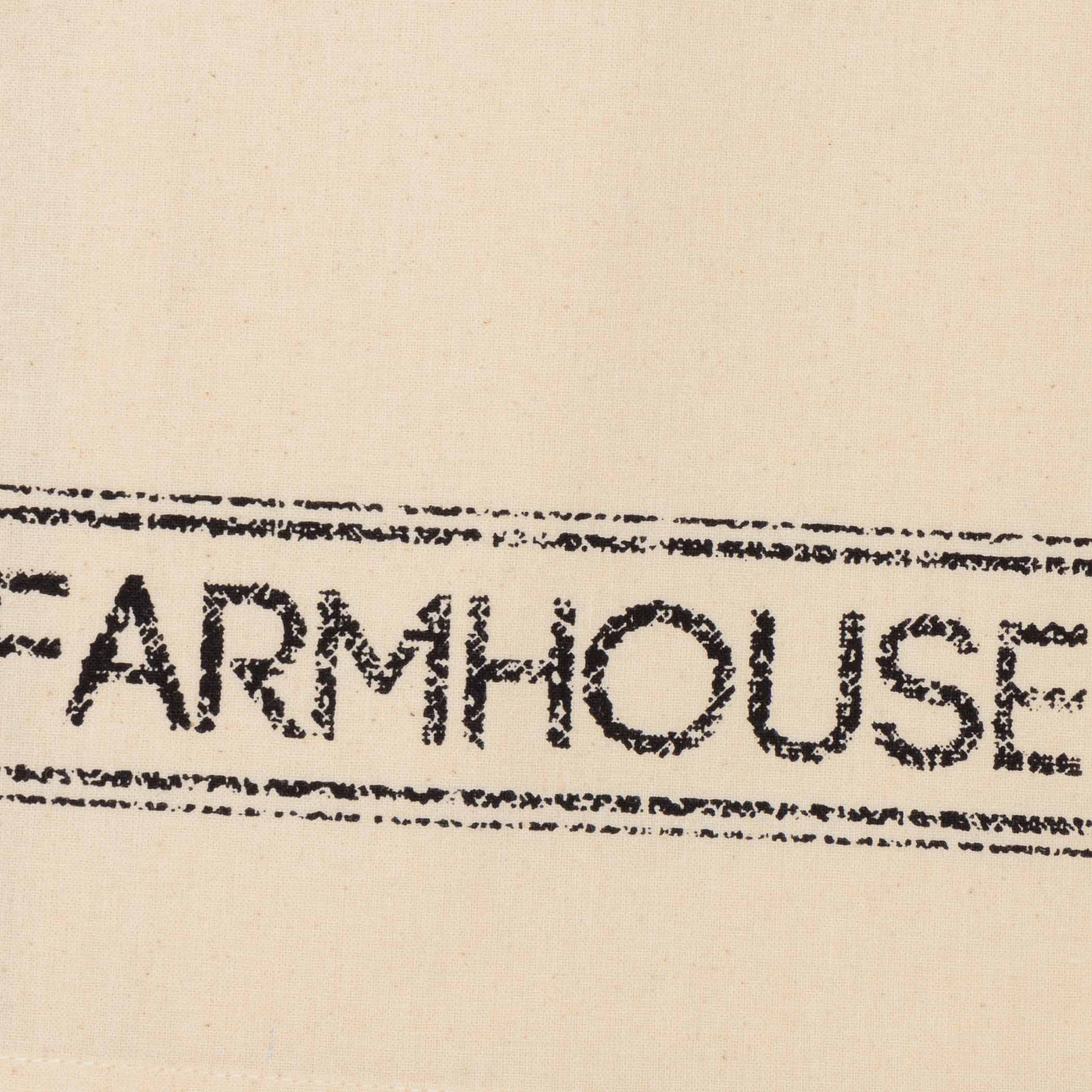 Farmhouse Muslin Unbleached Natural Tea Towel - Image 2