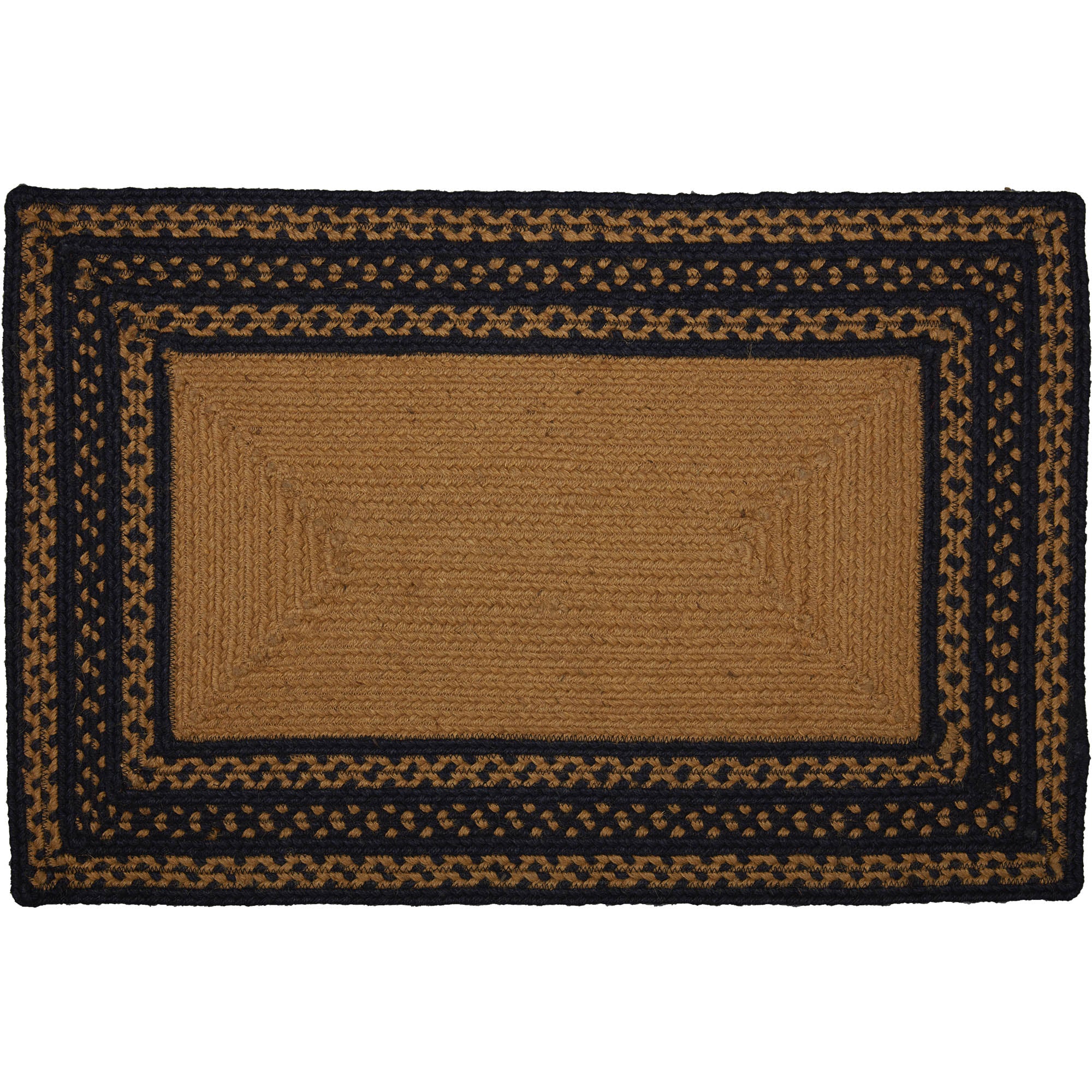 Farmhouse Stencil Stars Welcome Jute Rectangular Rug 20" x 30" - Image 4