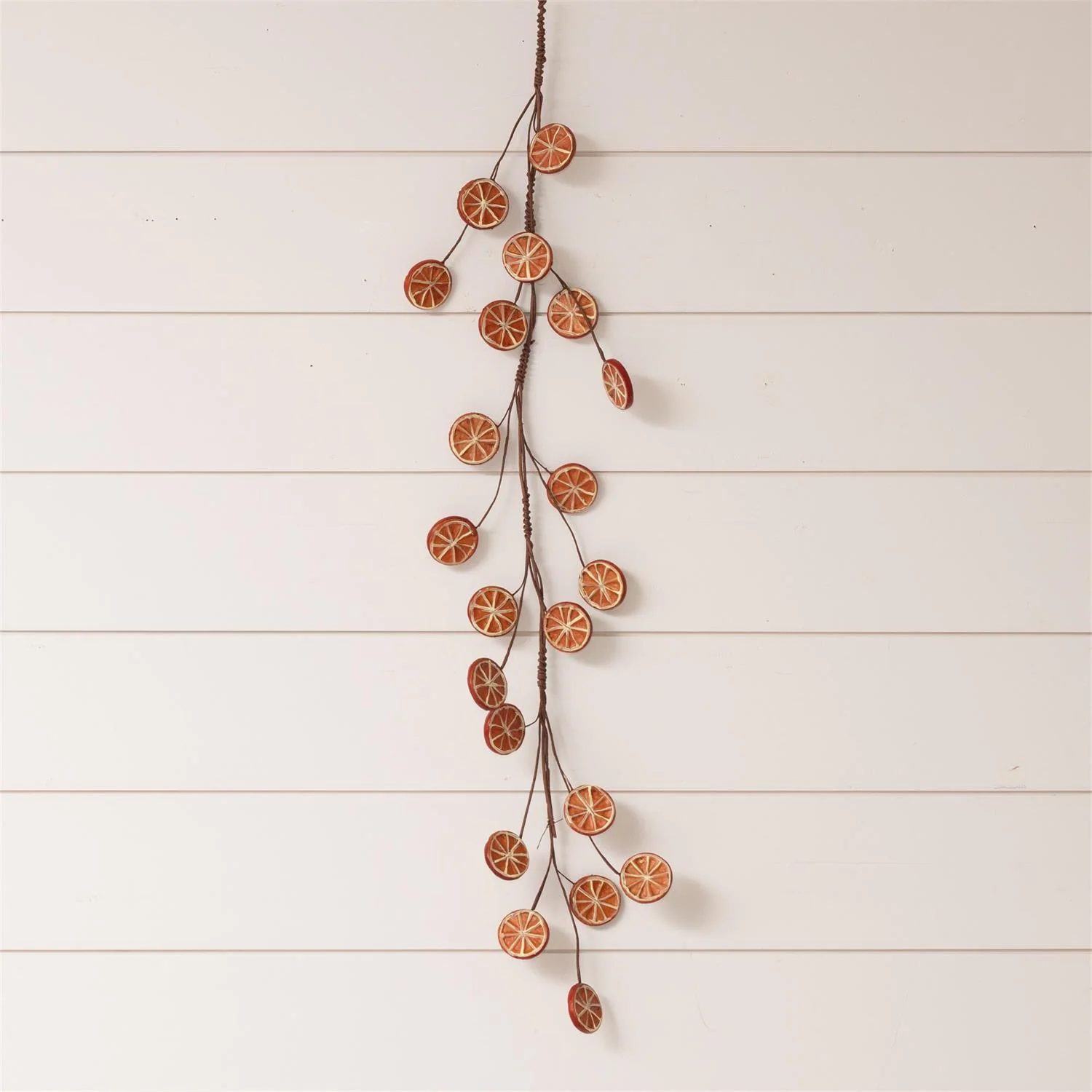 Faux Dried Oranges 47" Garland