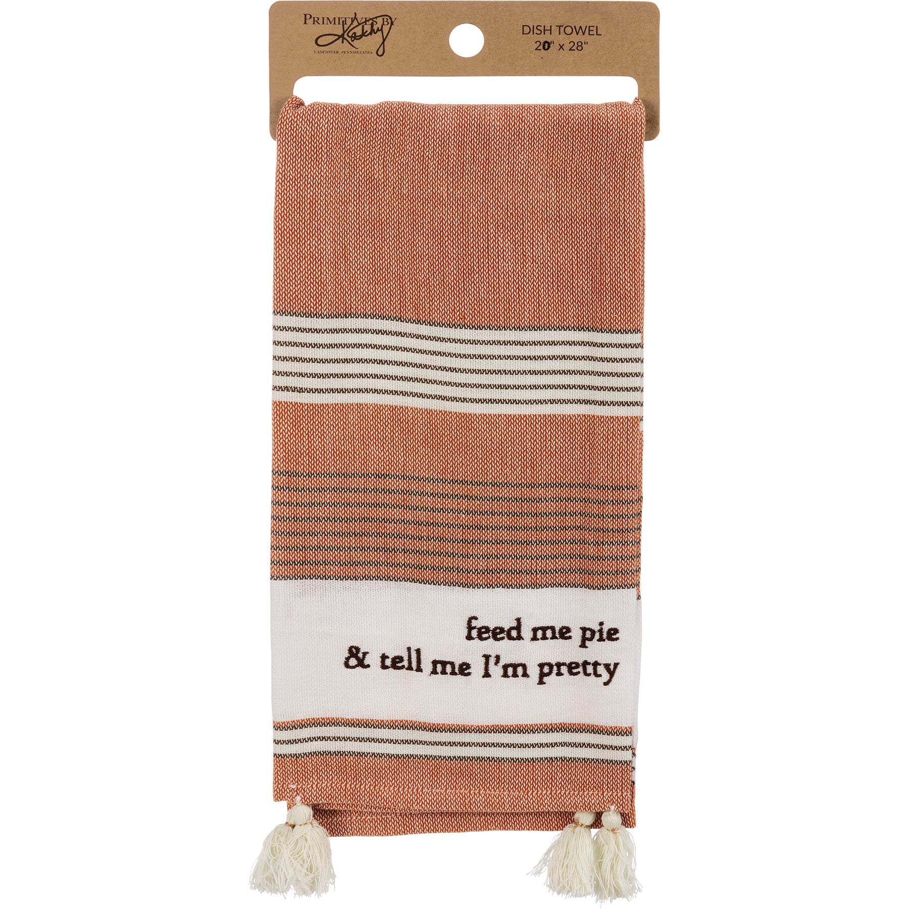 💙 Feed Me Pie & Tell Me I'm Pretty Kitchen Towel