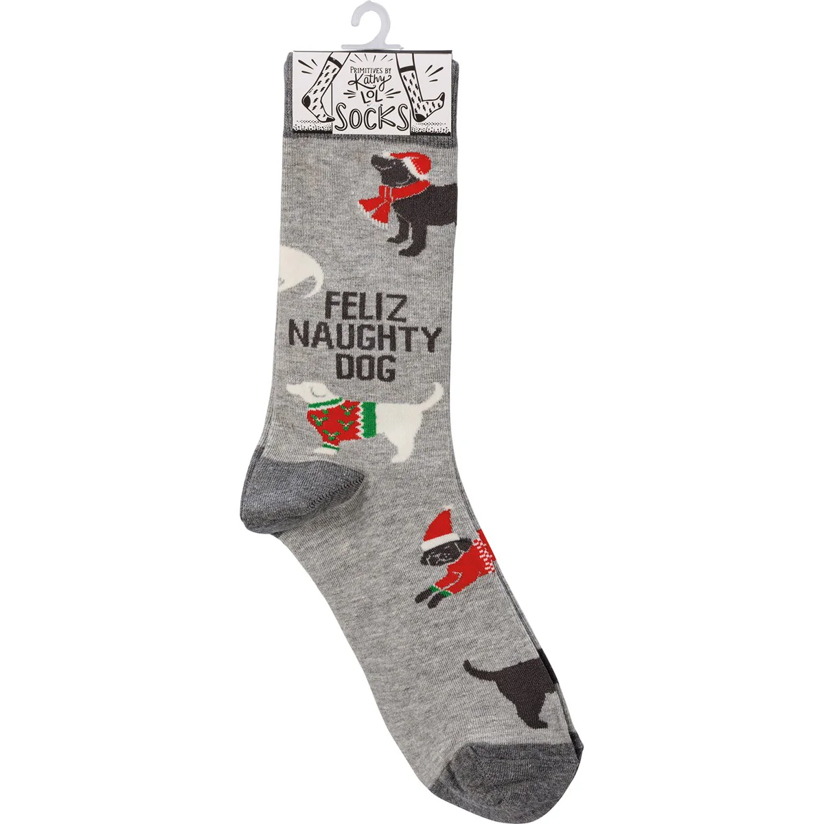 Feliz Naughty Dog Sweaters and Hats Unisex Fun Socks - Image 4