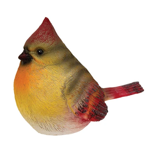 Female Cardinal 4" Resin Figurine