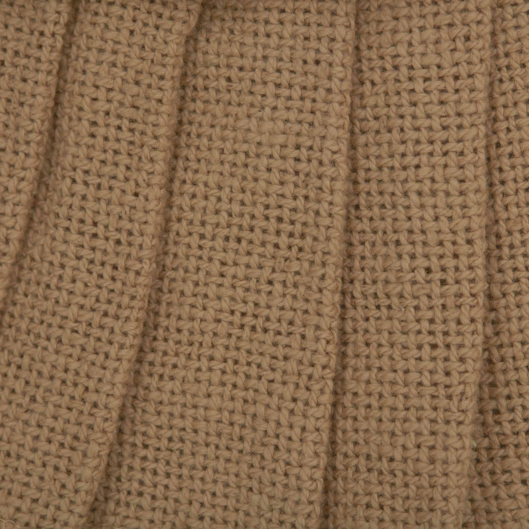 Festive Natural Burlap Ruffled Tree Skirt 48" diameter - Image 6
