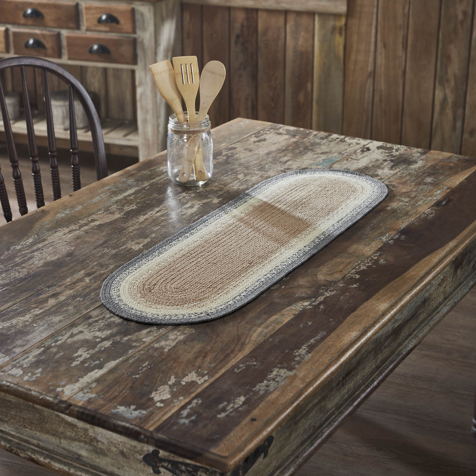 Finders Keepers 36" Oval Table Runner