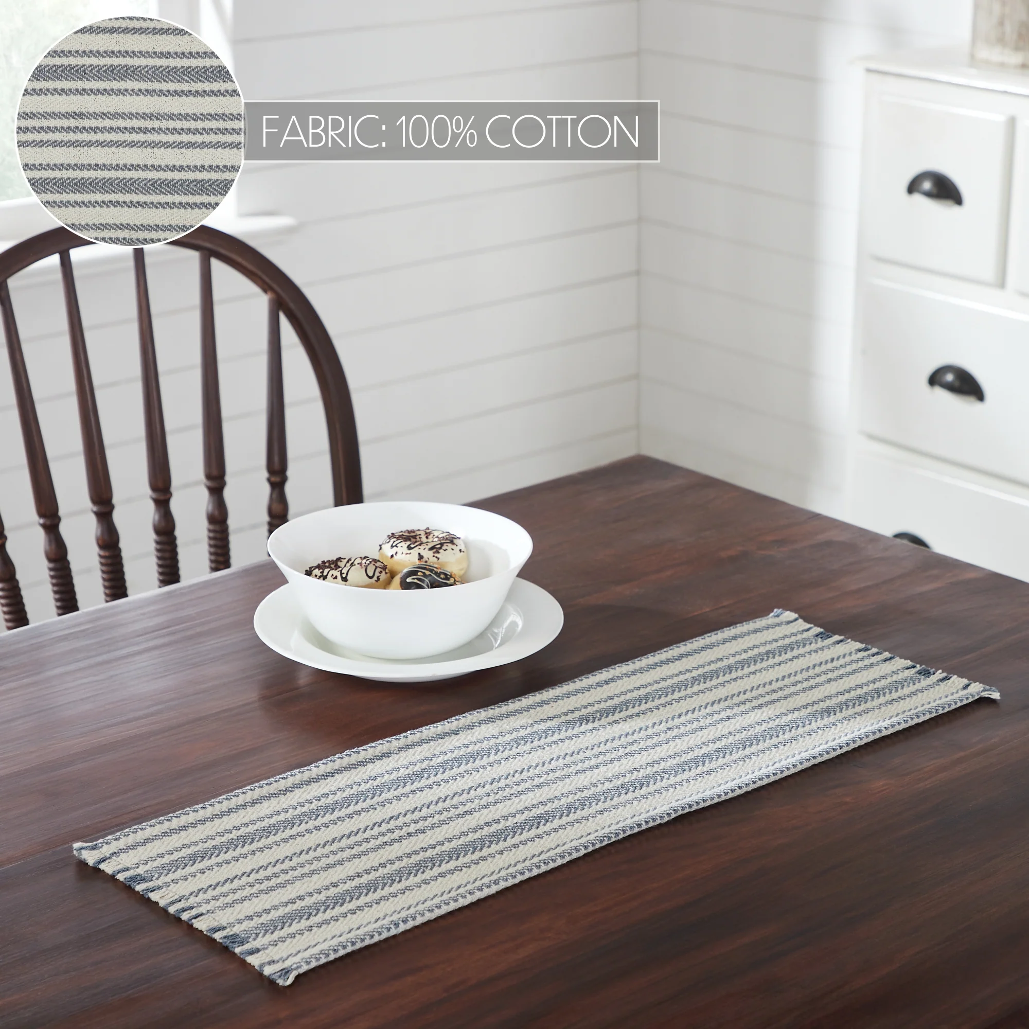 Finders Keepers Chevron 24" Table Runner - Image 2