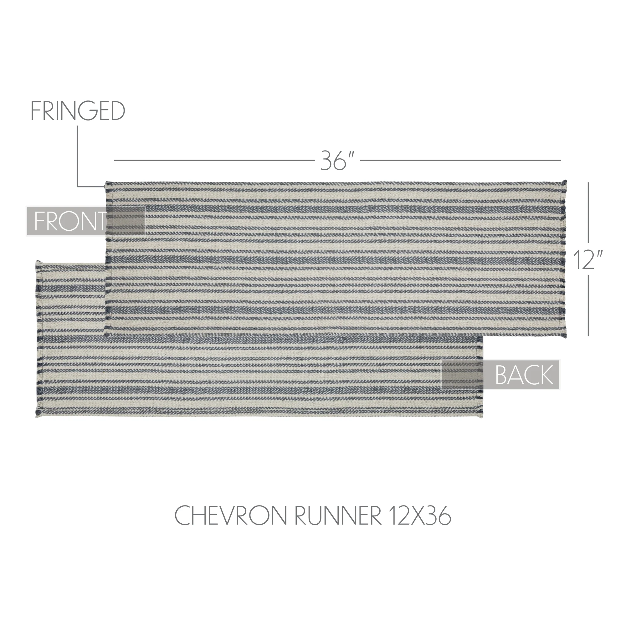 Finders Keepers Chevron 36" Table Runner - Image 4