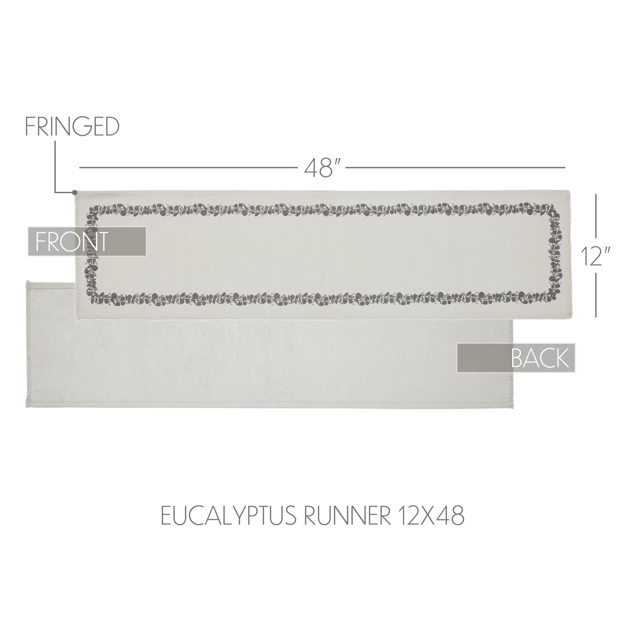 Finders Keepers Eucalyptus 48" Table Runner - Image 3