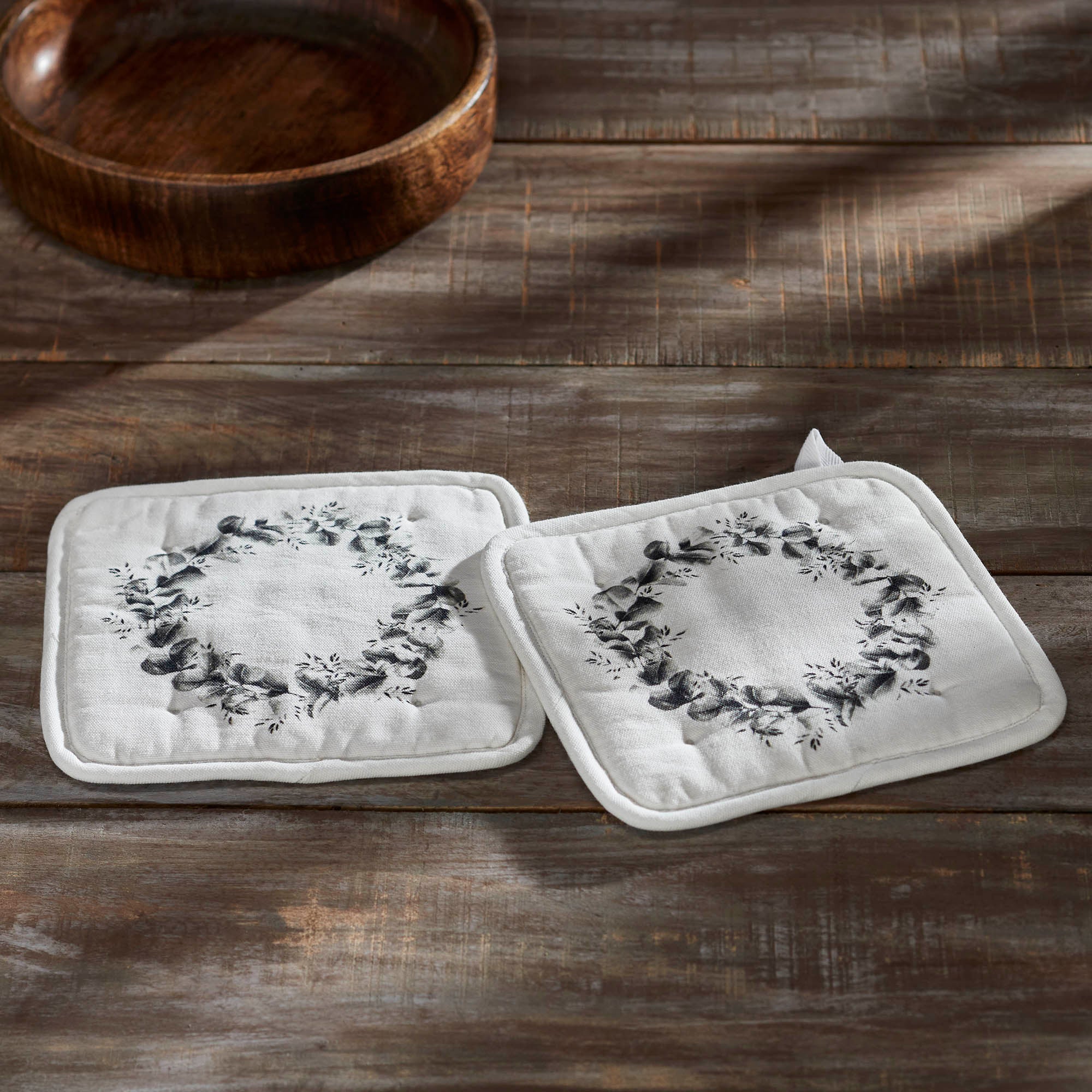 Finders Keepers Eucalyptus Pot Holders Set of 2