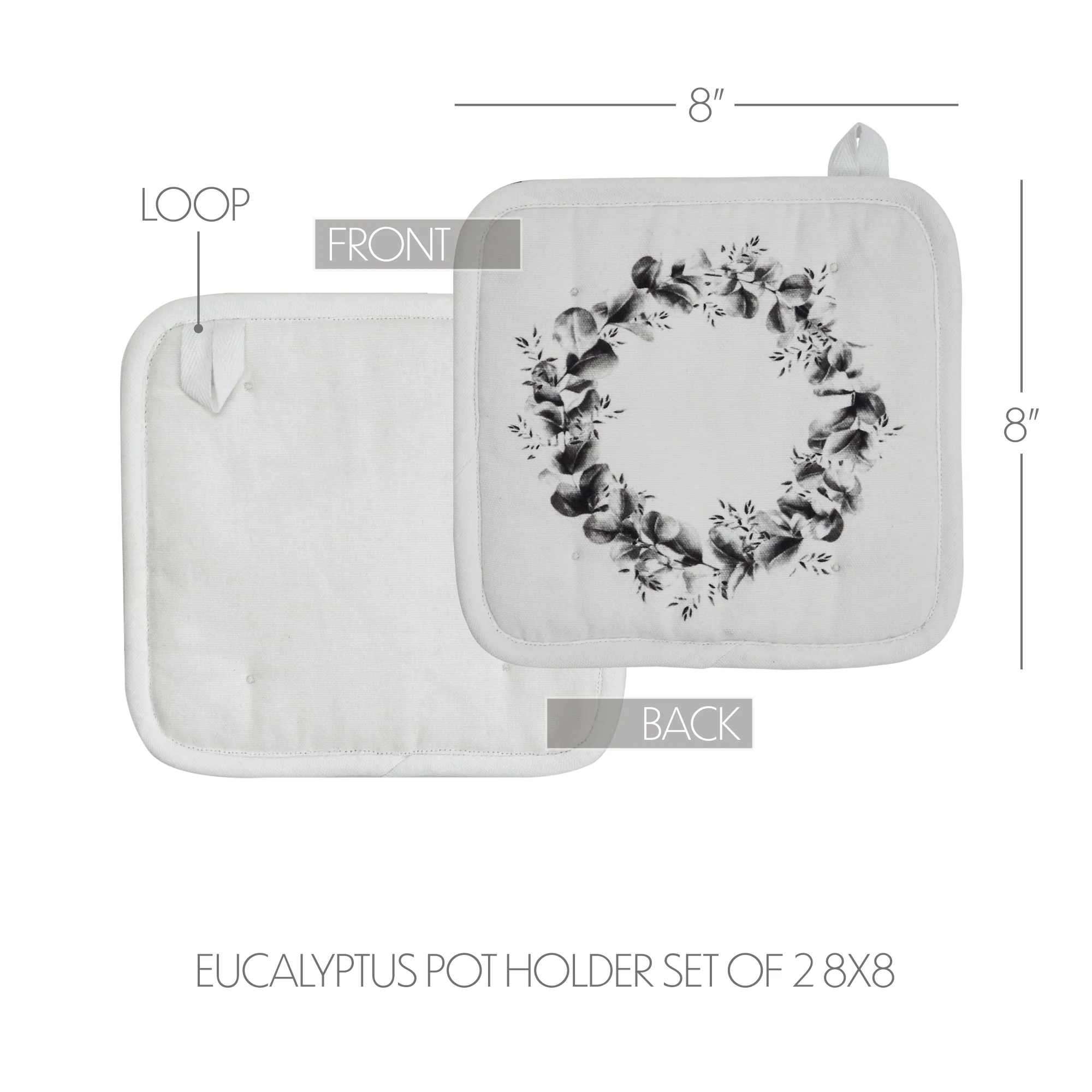 Finders Keepers Eucalyptus Pot Holders Set of 2 - Image 5