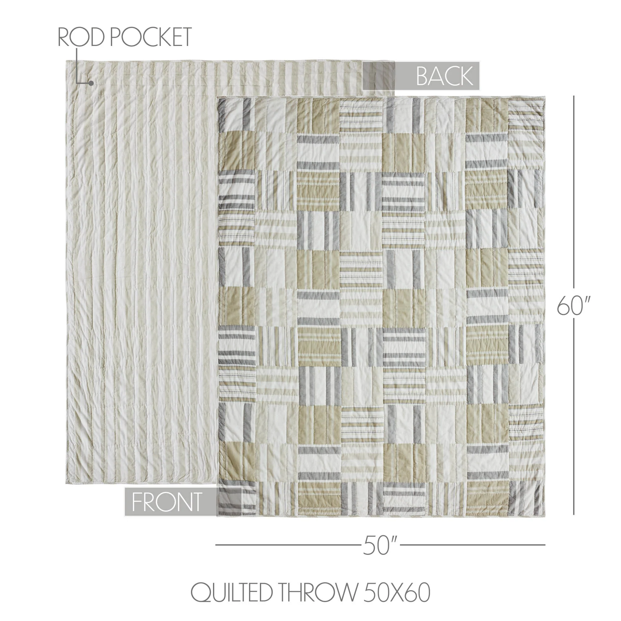 Finders Keepers Quilted Throw 50" x 60" - Image 4