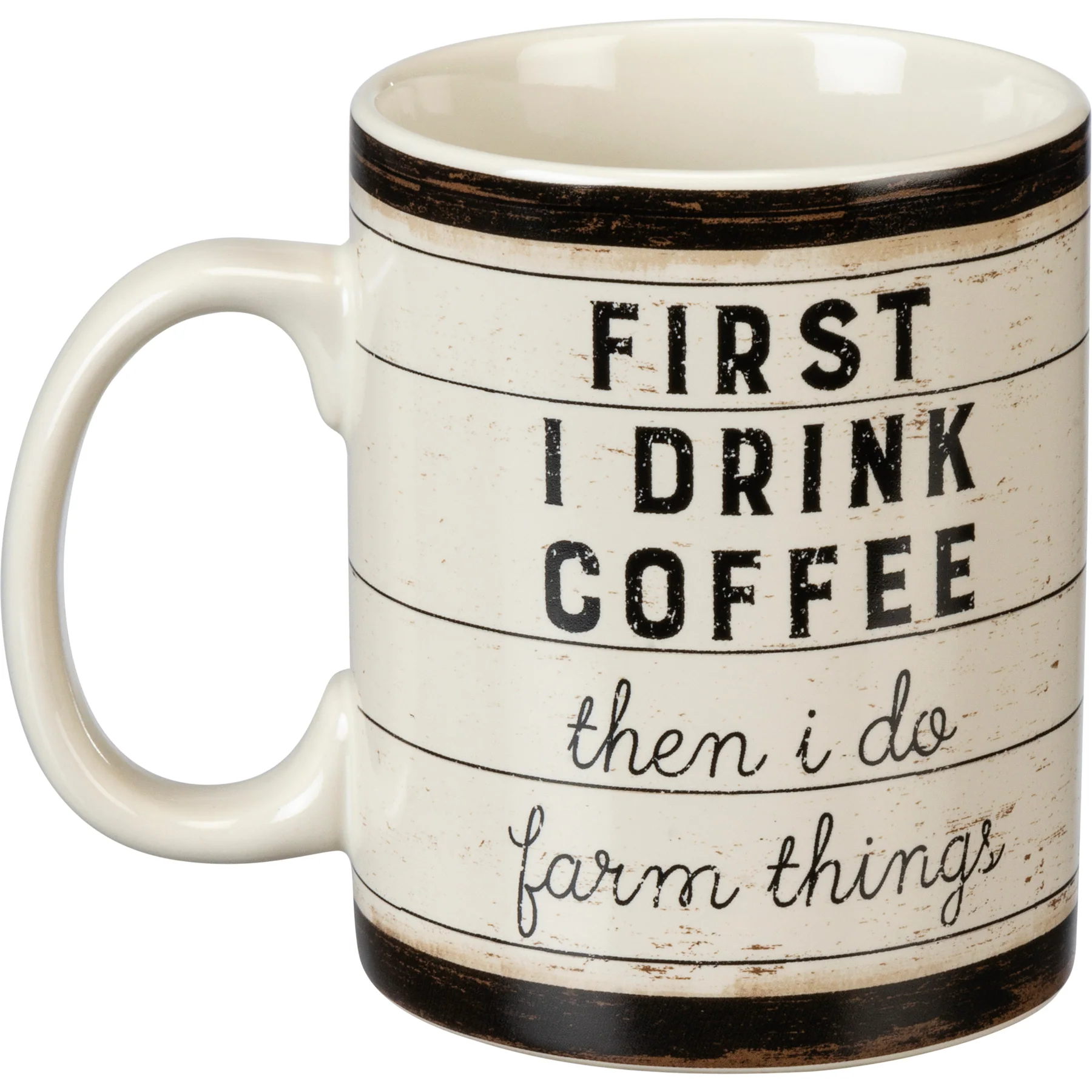 Surprise Me Sale 🤭 First Coffee Then I Do Farm Things Mug - Image 3