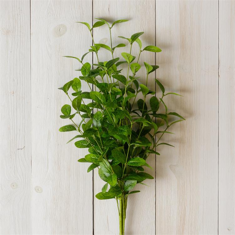Fittonia Green Faux Foliage 36" Bunch