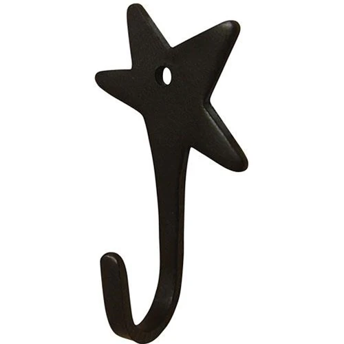 ๐ Flat Back Star Small Metal Hook