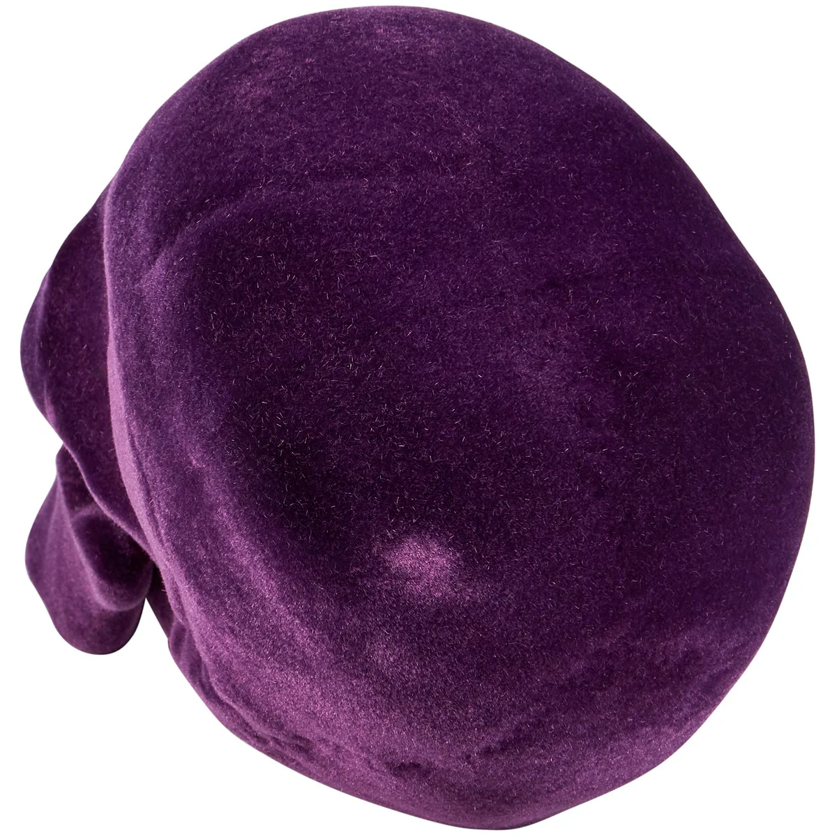 💙 Flocked Purple Skull Sitter - Image 2