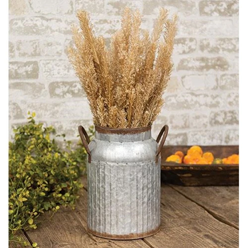 Flocked Tan Yarrow 24" Faux Floral Spray - Image 2