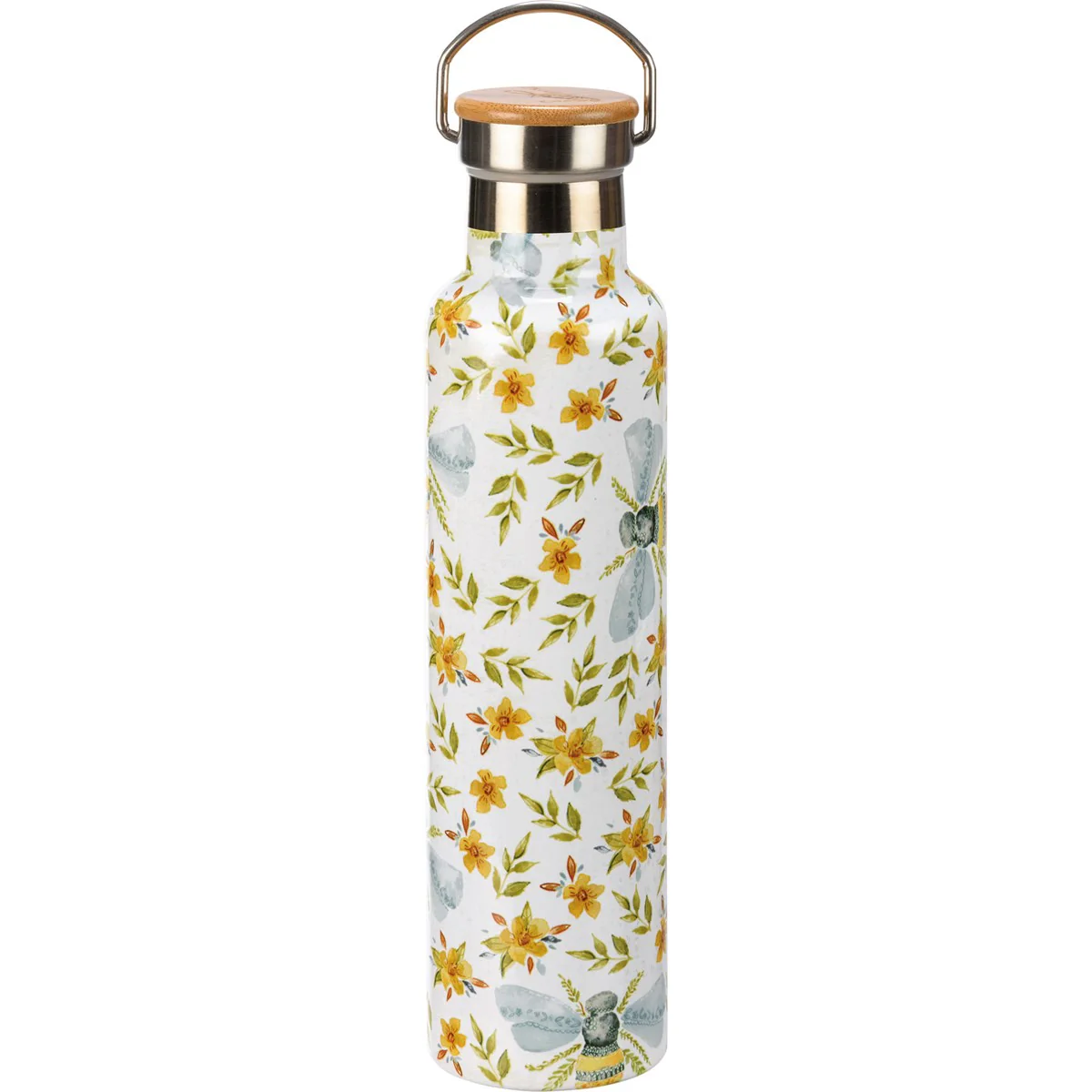 Floral Bee 25 oz Insulated Bottle - Image 3
