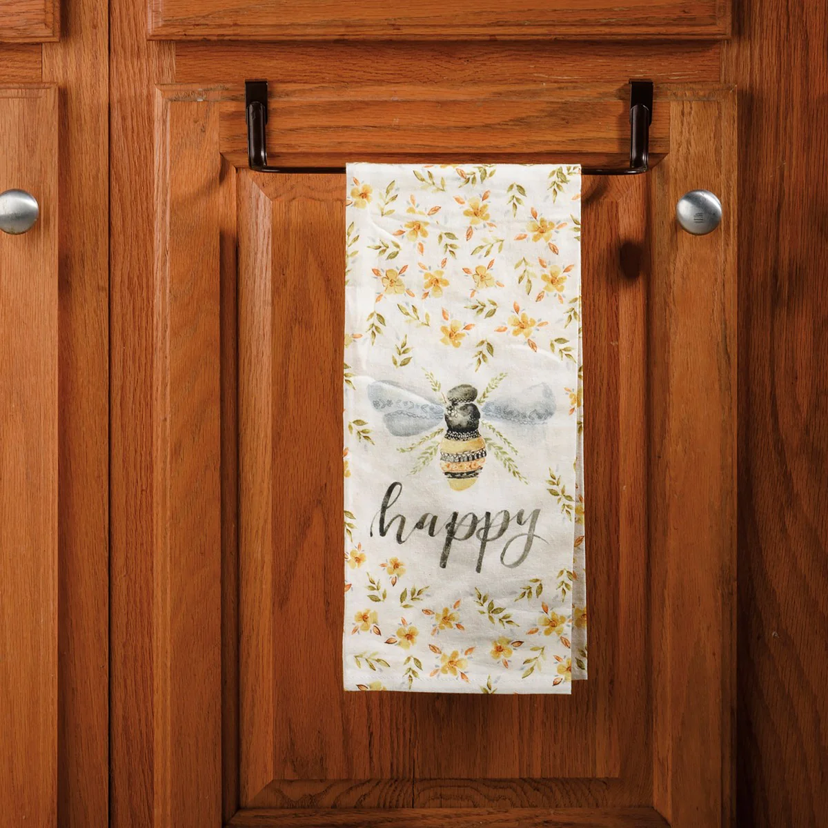 ๐ Floral Bee Happy Kitchen Towel - Image 3