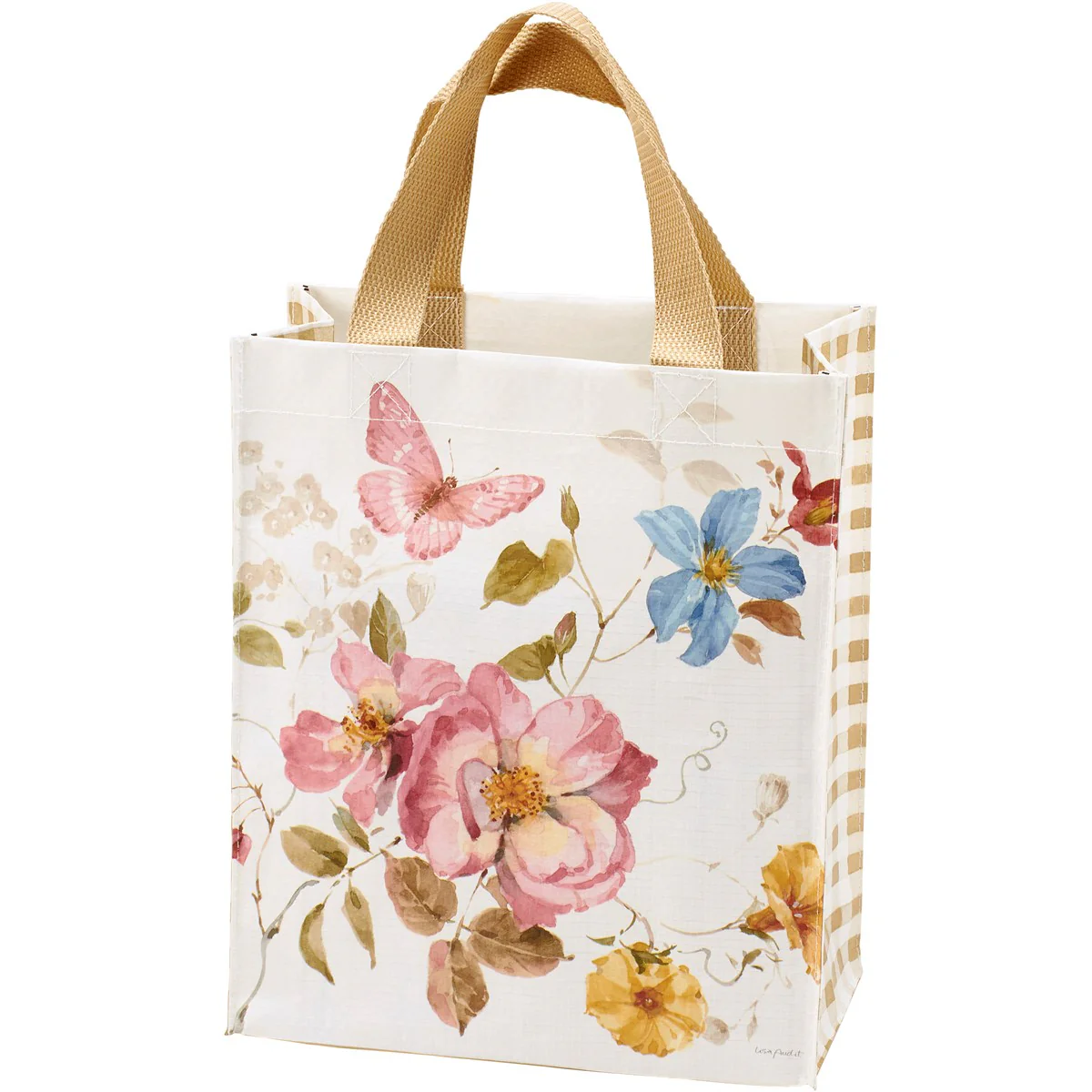 C1225Floral Butterfly Daily Market Tote