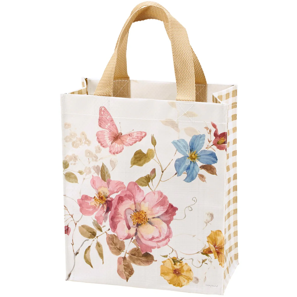 C1225Floral Butterfly Daily Market Tote - Image 3