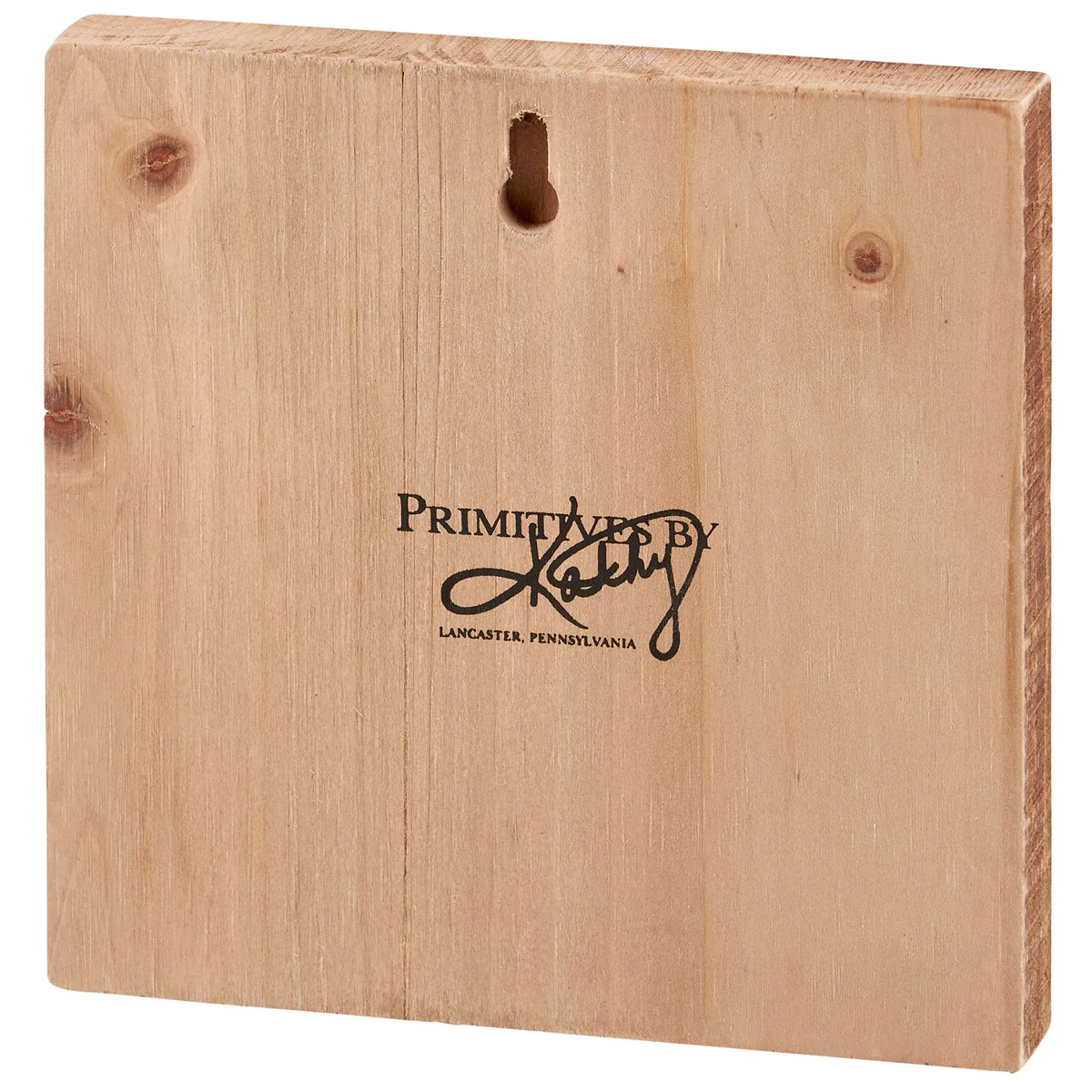 Floral Chicken 6" Wooden Block Sign - Image 3