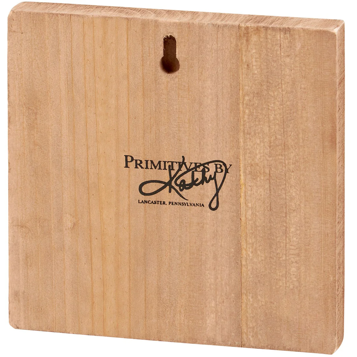 Floral Crown Sheep 6" Wooden Block Sign - Image 3