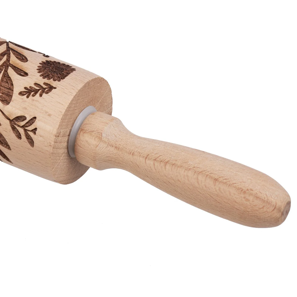 Floral Embossed Rolling Pin - Image 4