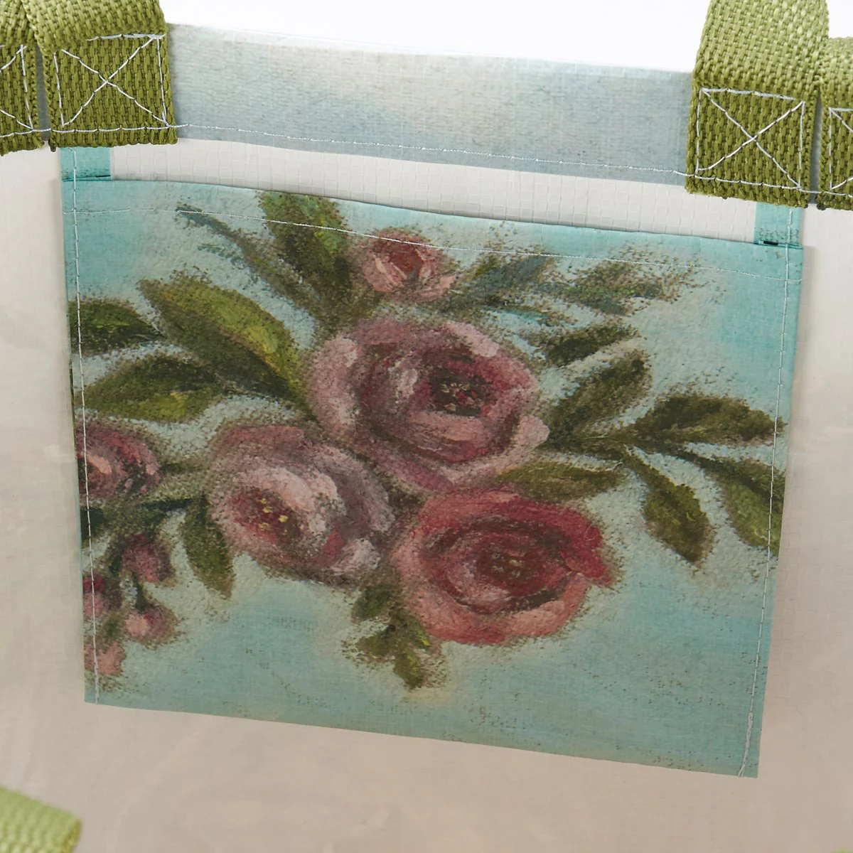๐ Floral Highland Cow With Floral Wreath Market Tote Bag - Image 3