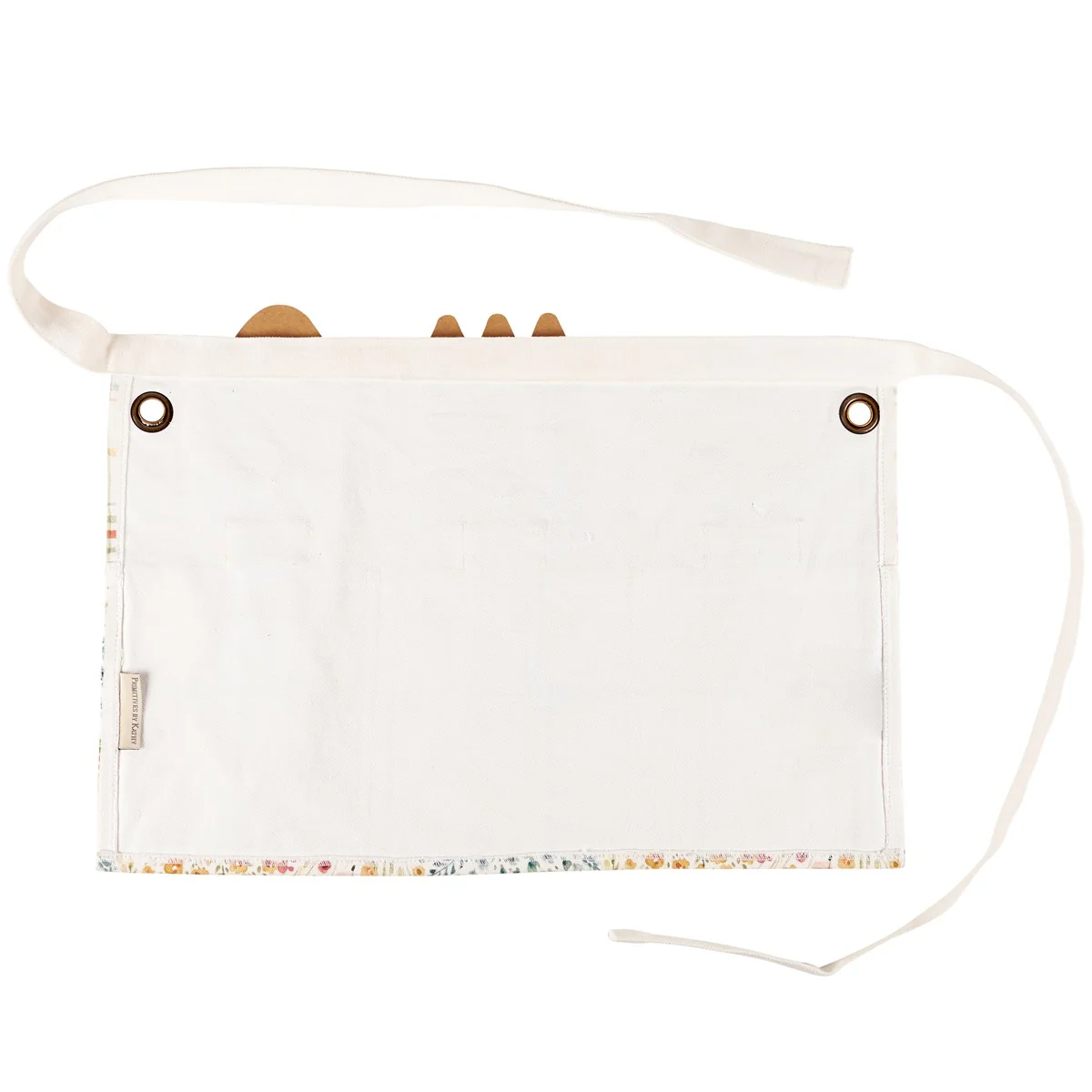 💙 Floral Pattern Gardening Half Apron - Image 3