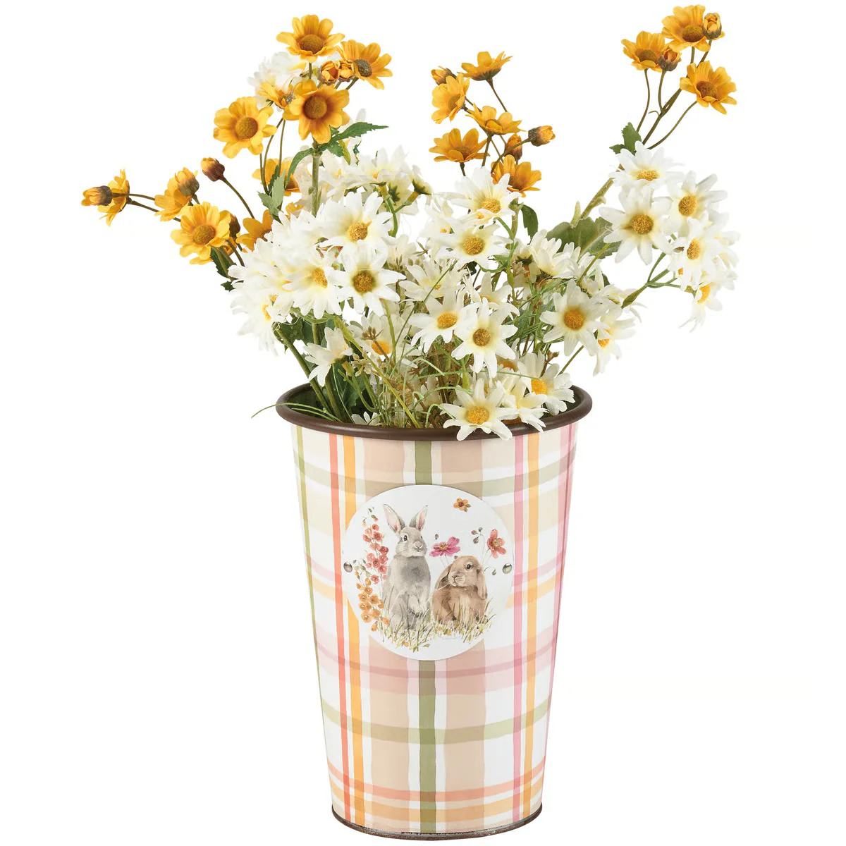 Surprise Me Sale 🤭 Flower Bunnies 9" Metal Bucket - Image 4