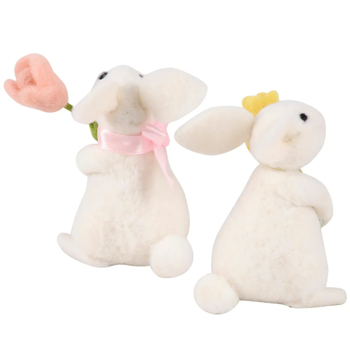 DAY 16 ๐๐ท 20 DAYS OF BUNNIES Flower Bunnies Felt Critter Set - Image 3